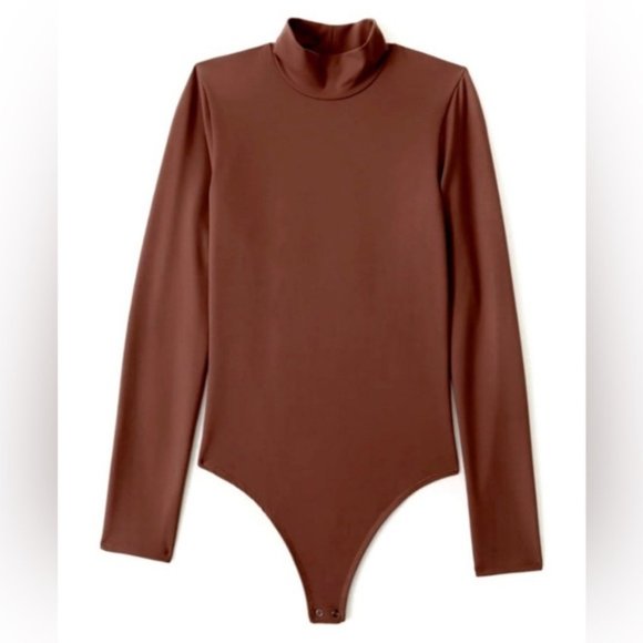 Abercrombie & Fitch Tops - Abercrombie & Fitch Soft A&F Turtleneck Long Sleeve Bodysuit Size Medium